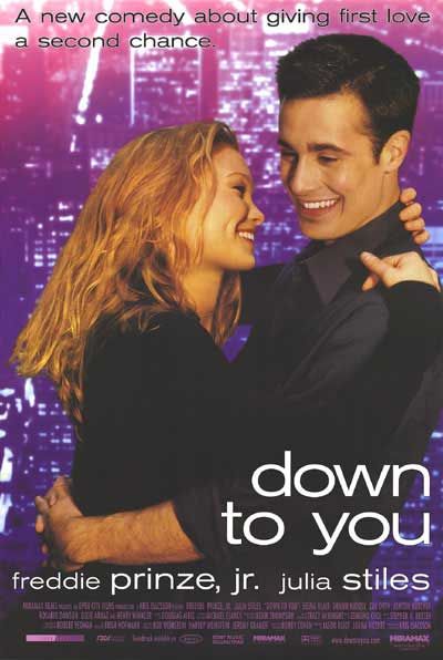 Imagem do Poster do filme 'Louco por Você (Down to You)'