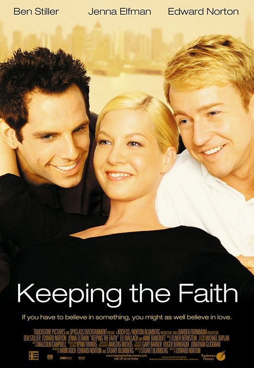 Imagem do Poster do filme 'Tenha Fé (Keeping the Faith)'