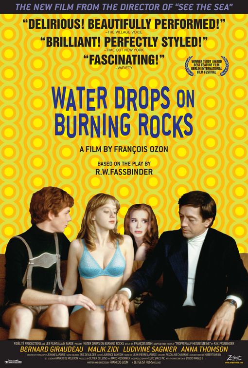 Imagem do Poster do filme 'Gotas d'Água em Pedras Escaldantes (Water Drops on Burning Rocks)'