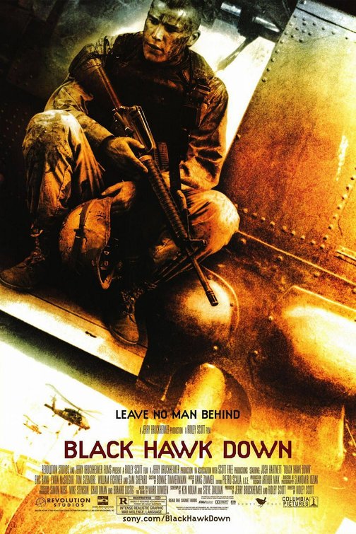 Imagem do Poster do filme 'Falcão Negro em Perigo (Black Hawk Down)'