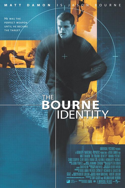 Imagem do Poster do filme 'A Identidade Bourne - Renascido em Perigo (The Bourne Identity)'