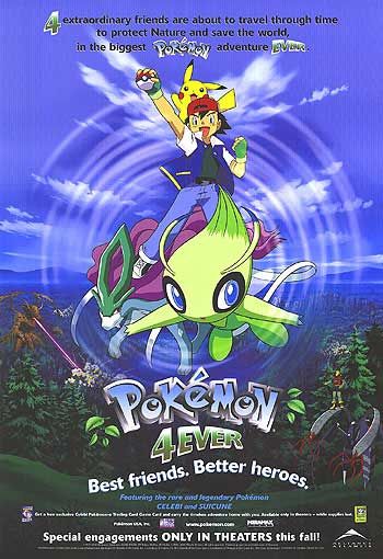 Imagem do Poster do filme 'Pokemon 4 - Viajantes do Tempo (Pokemon 4Ever)'