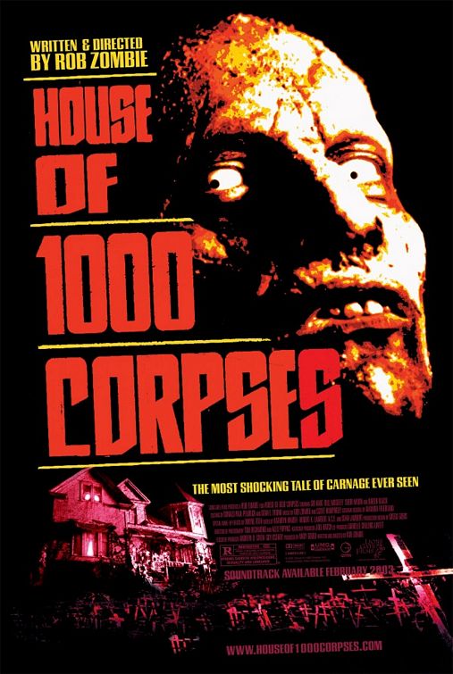 Imagem do Poster do filme 'A Casa dos 1000 Corpos (House of 1000 Corpses)'