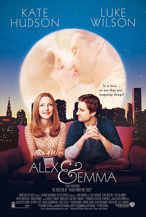 Imagem do Poster do filme 'Alex e Emma (Alex & Emma)'