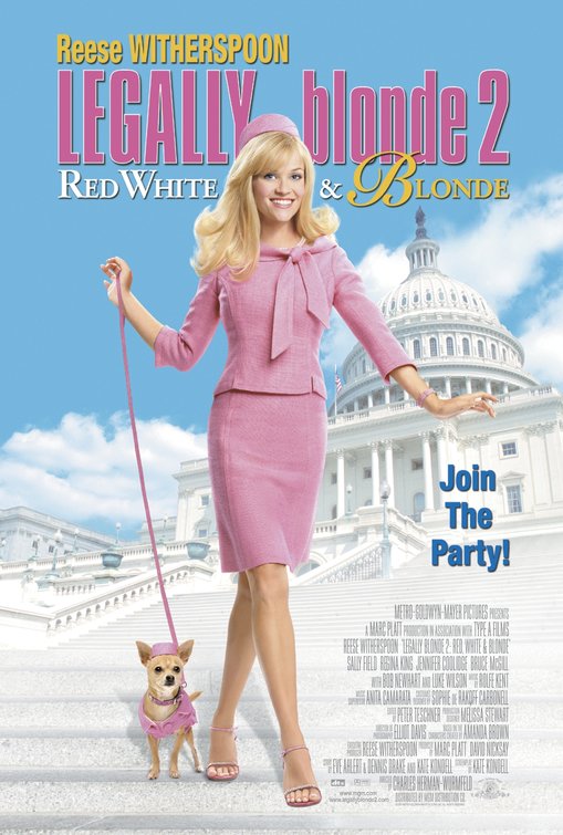 Imagem do Poster do filme 'Legalmente Loira 2 (Legally Blonde 2: Red, White & Blonde)'