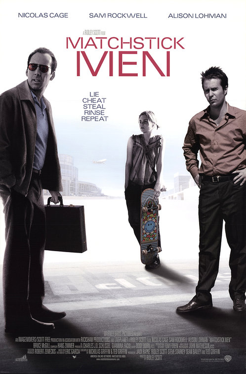 Imagem do Poster do filme 'Os Vigaristas (Matchstick Men)'