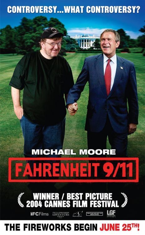 Imagem do Poster do filme 'Fahrenheit - 11 de Setembro (Fahrenheit 9/11)'