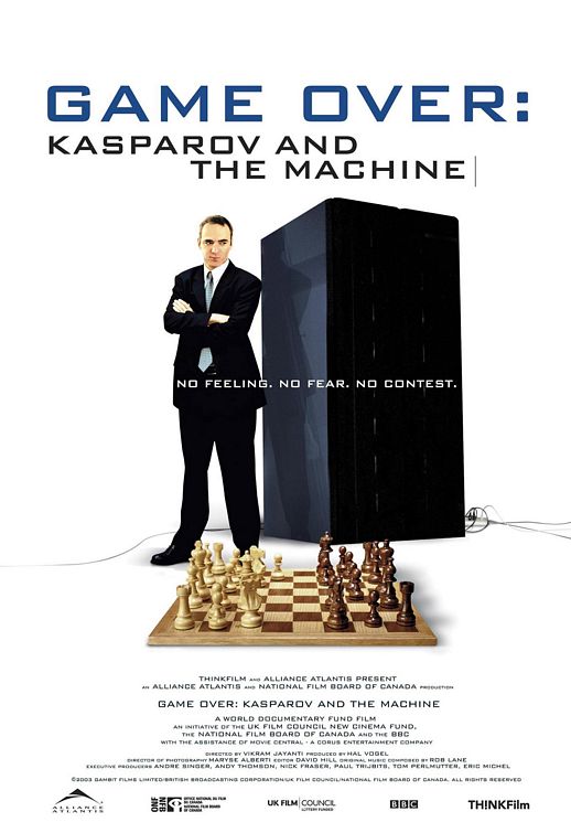 Imagem do Poster do filme 'Game Over: Kasparov and the Machine'