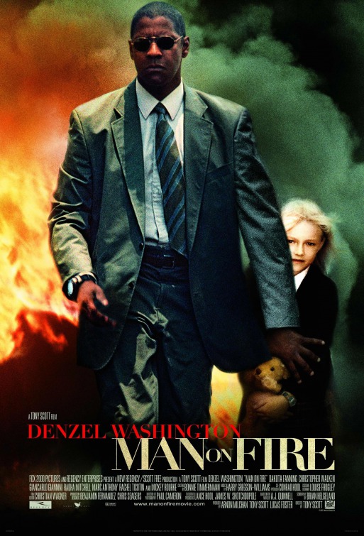 Imagem do Poster do filme 'Chamas da Vingança (Man on Fire)'