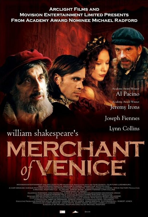 Imagem do Poster do filme 'O Mercador de Veneza (The Merchant of Venice)'