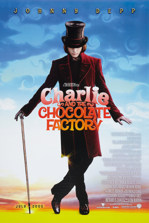 Imagem do Poster do filme 'A Fantástica Fábrica de Chocolate (Charlie and the Chocolate Factory)'