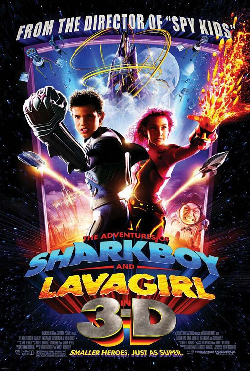 Imagem do Poster do filme 'As Aventuras de Sharkboy e Lavagirl em 3-D (The Adventures of Sharkboy and Lavagirl in 3-D)'