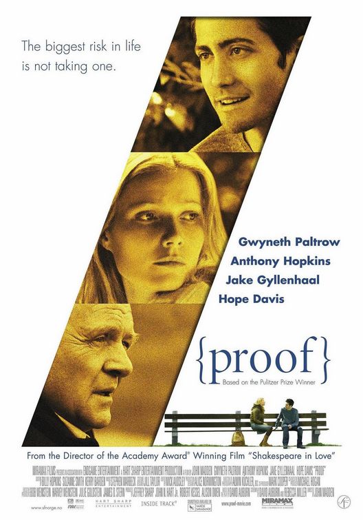 Imagem do Poster do filme 'A Prova (Proof)'
