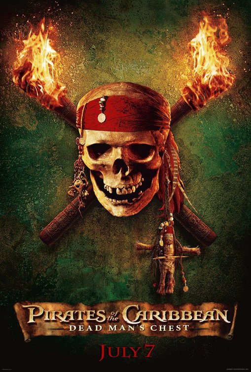 Imagem do Poster do filme 'Piratas do Caribe: O Baú da Morte (Pirates of the Caribbean: Dead Man's Chest)'
