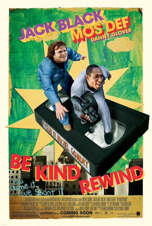 Imagem do Poster do filme 'Rebobine, por Favor (Be Kind Rewind)'