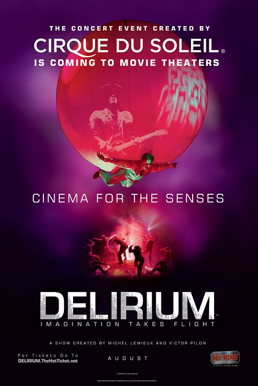 Imagem do Poster do filme 'Cirque du Soleil: Delirium'