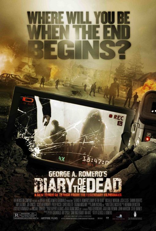 Imagem do Poster do filme 'Diário dos Mortos (Diary of the Dead)'