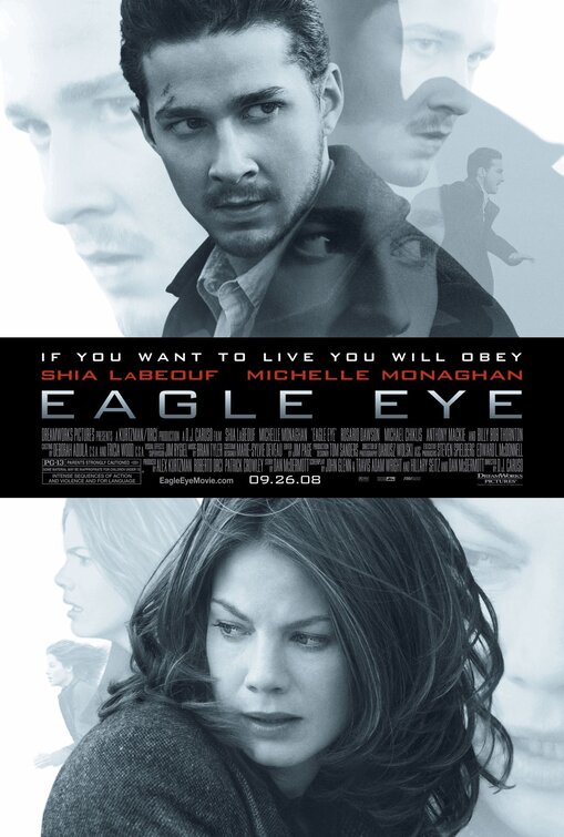 Imagem do Poster do filme 'Controle Absoluto (Eagle Eye)'