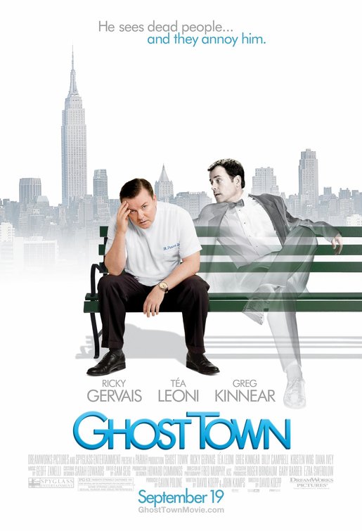 Imagem do Poster do filme 'Ghost Town: Um Espírito Atrás de Mim (Ghost Town)'