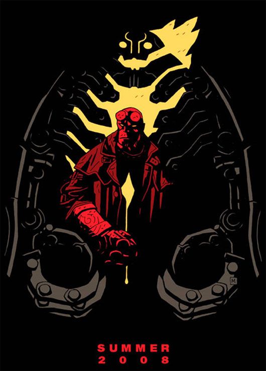 Imagem do Poster do filme 'Hellboy II: O Exército Dourado (Hellboy 2)'