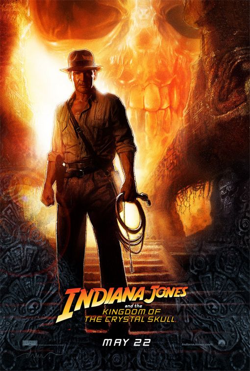 Imagem do Poster do filme 'Indiana Jones e o Reino da Caveira de Cristal (Indiana Jones and the Kingdom of the Crystal Skull)'