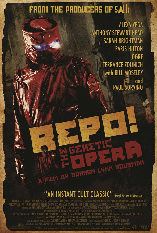 Imagem do Poster do filme 'Repo! A Ópera Genética (Repo! The Genetic Opera)'