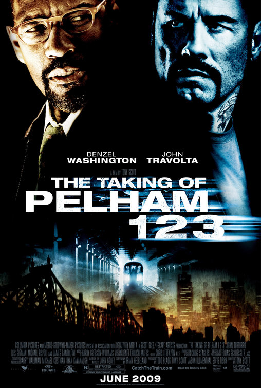 Imagem do Poster do filme 'O Sequestro do Metrô 1 2 3 (The Taking of Pelham 123)'