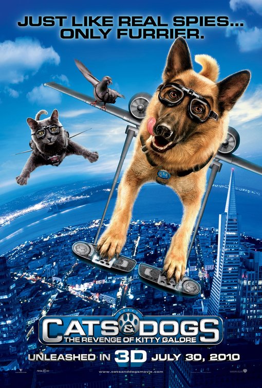 Imagem do Poster do filme 'Como Cães e Gatos 2: A Vingança de Kitty Galore (Cats & Dogs: The Revenge of Kitty Galore)'