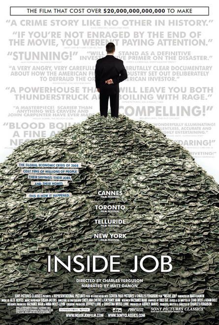 Imagem do Poster do filme 'Trabalho Interno (Inside Job)'