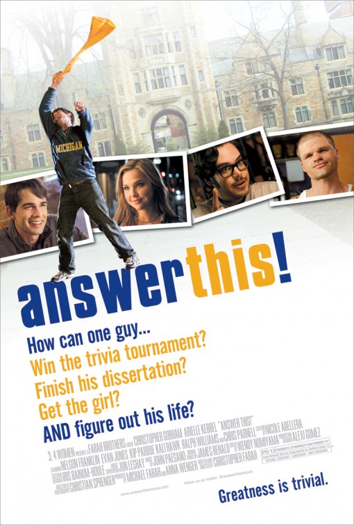 Imagem do Poster do filme 'Responda Isto! (Answer This!)'