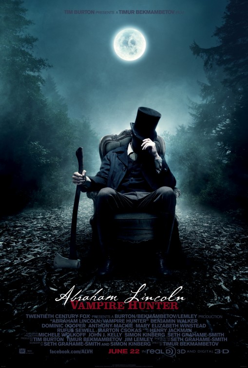 Imagem do Poster do filme 'Abraham Lincoln: Caçador de Vampiros (Abraham Lincoln: Vampire Hunter)'