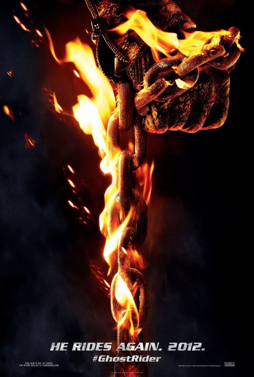 Imagem do Poster do filme 'Motoqueiro Fantasma: Espírito de Vingança (Ghost Rider: Spirit of Vengeance)'