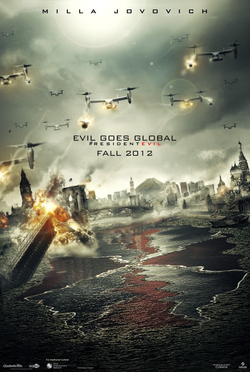 Imagem do Poster do filme 'Resident Evil 5: Retribuição (Resident Evil: Retribution)'