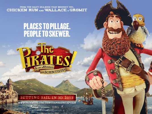 Imagem do Poster do filme 'Piratas Pirados! (The Pirates! Band of Misfits)'