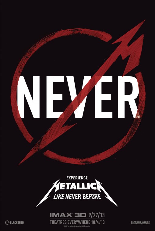 Imagem do Poster do filme 'Metallica Through the Never'