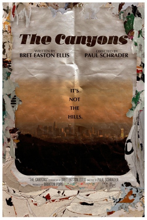 Imagem do Poster do filme 'Vale do Pecado (The Canyons)'