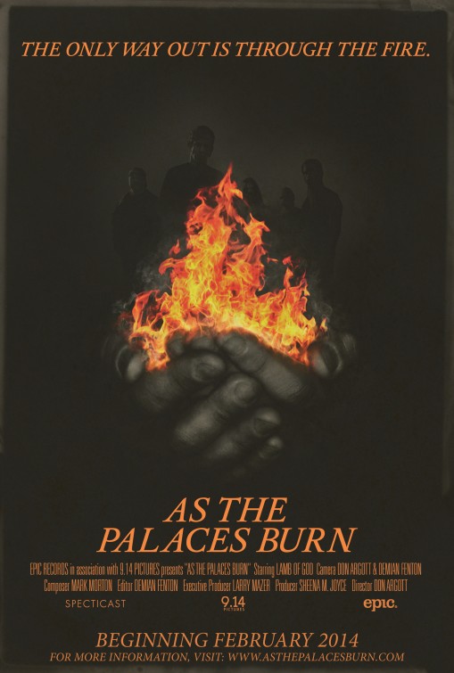 Imagem do Poster do filme 'As the Palaces Burn'