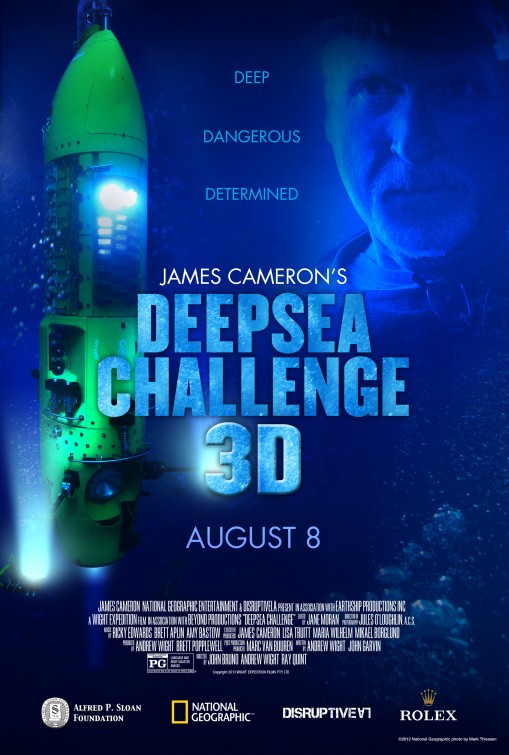 Imagem do Poster do filme 'Desafio do Mar Profundo (James Cameron's Deepsea Challenge 3D)'