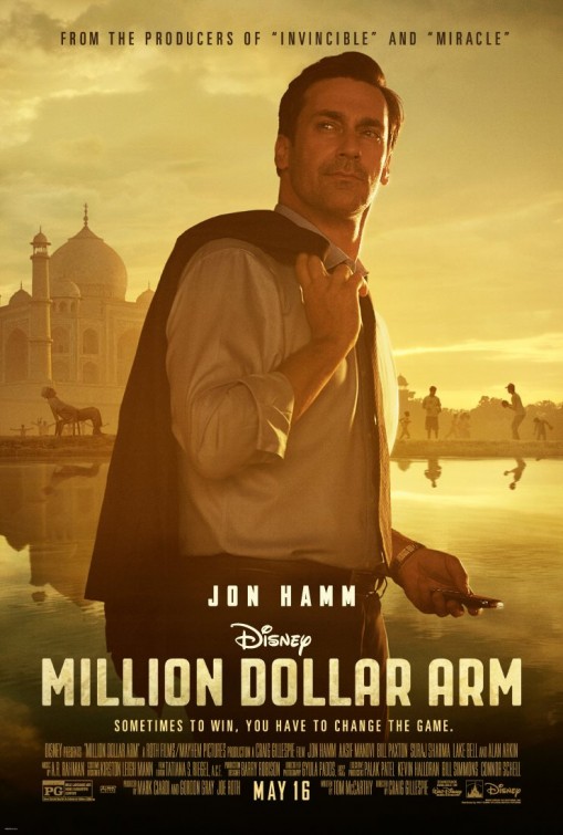 Imagem do Poster do filme 'Arremesso de Ouro (Million Dollar Arm)'