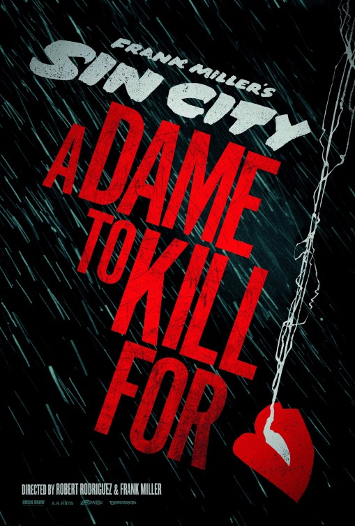 Imagem do Poster do filme 'Sin City: A Dame to Kill For'