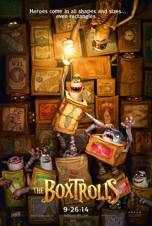 Imagem do Poster do filme 'Os Boxtrolls (The Boxtrolls)'