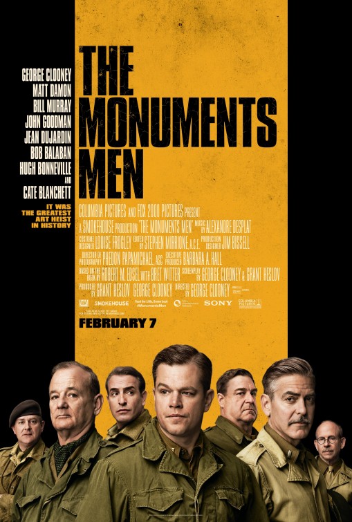 Imagem do Poster do filme 'The Monuments Men'
