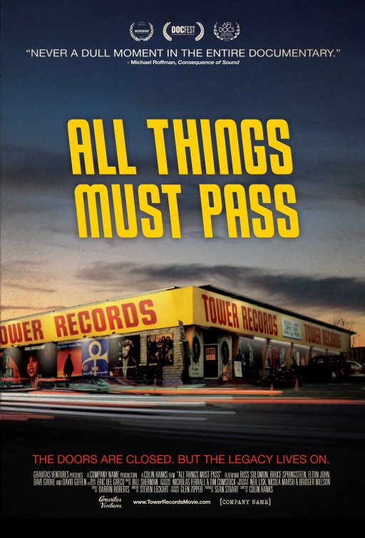 Imagem do Poster do filme 'All Things Must Pass: The Rise and Fall of Tower Records'