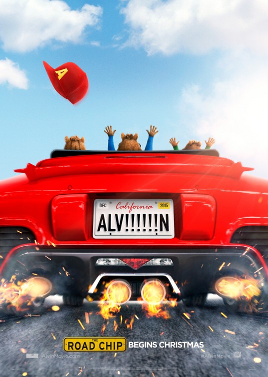 Imagem do Poster do filme 'Alvin e os Esquilos: Na Estrada (Alvin and the Chipmunks: The Road Chip)'