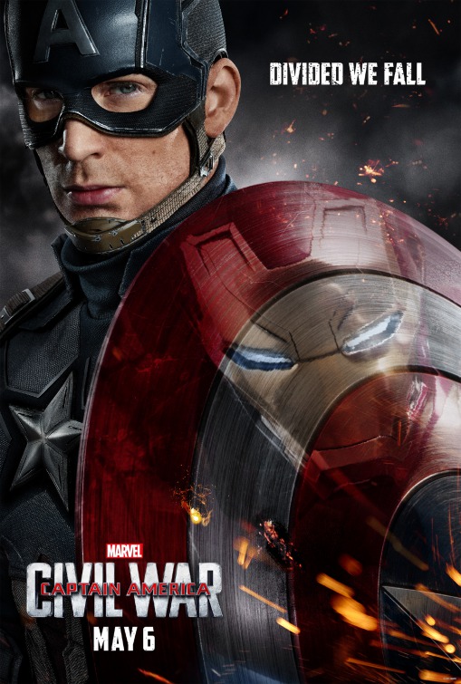 Imagem do Poster do filme 'Capitão América: Guerra Civil (Captain America: Civil War)'