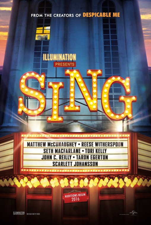 Imagem do Poster do filme 'Sing: Quem Canta Seus Males Espanta (Sing)'