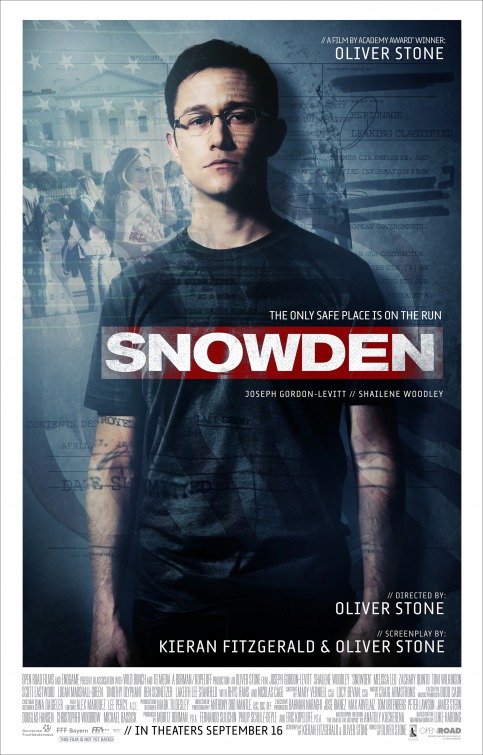 Imagem do Poster do filme 'Snowden'
