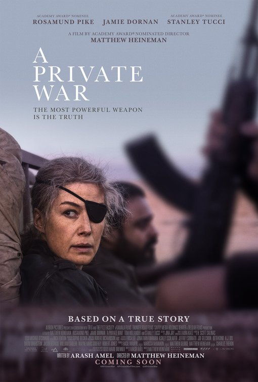 Imagem do Poster do filme 'Uma Guerra Pessoal (A Private War)'