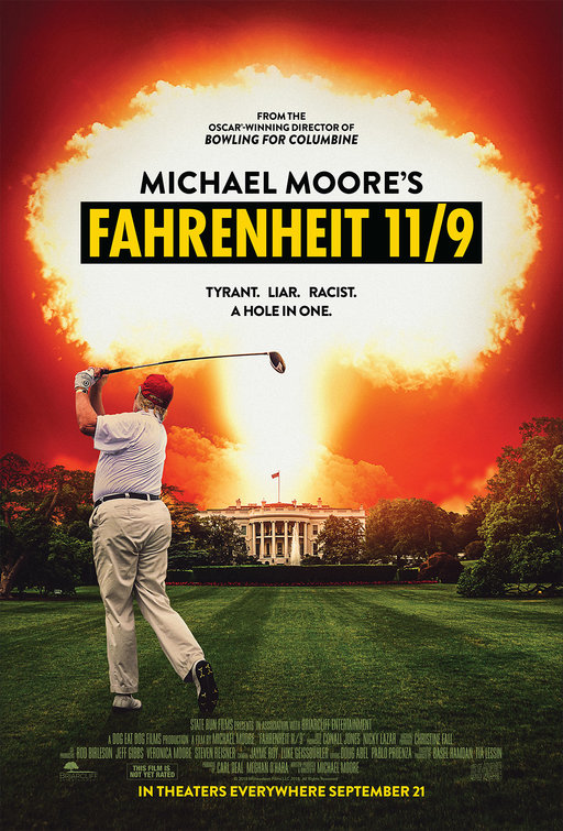 Imagem do Poster do filme 'Fahrenheit 11/9'