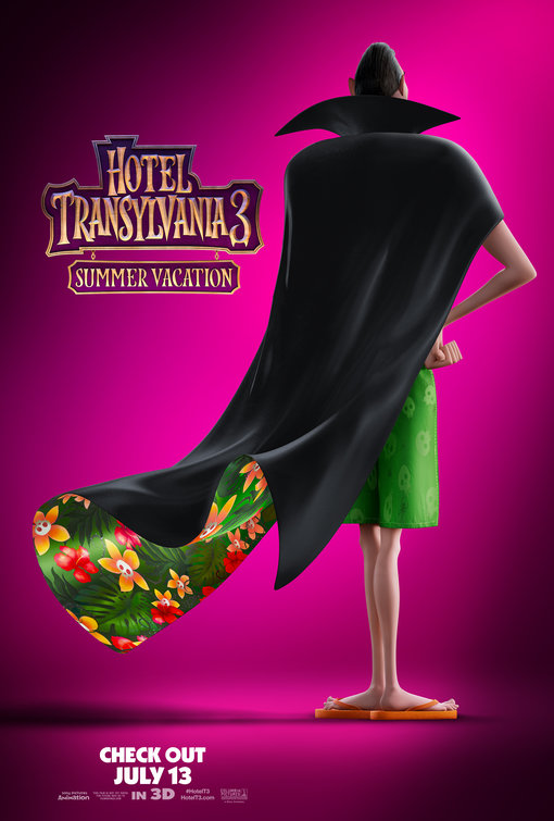 Imagem do Poster do filme 'Hotel Transilvânia 3: Férias Monstruosas (Hotel Transylvania 3: Summer Vacation)'